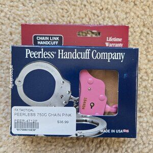 NIB Peerless Chain Link Handcuffs PINK Tactical LEO Police